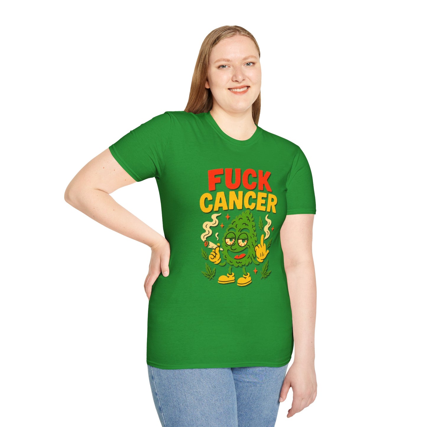 "Fuck Cancer" Cancer Support Shirt- Unisex T-Shirt
