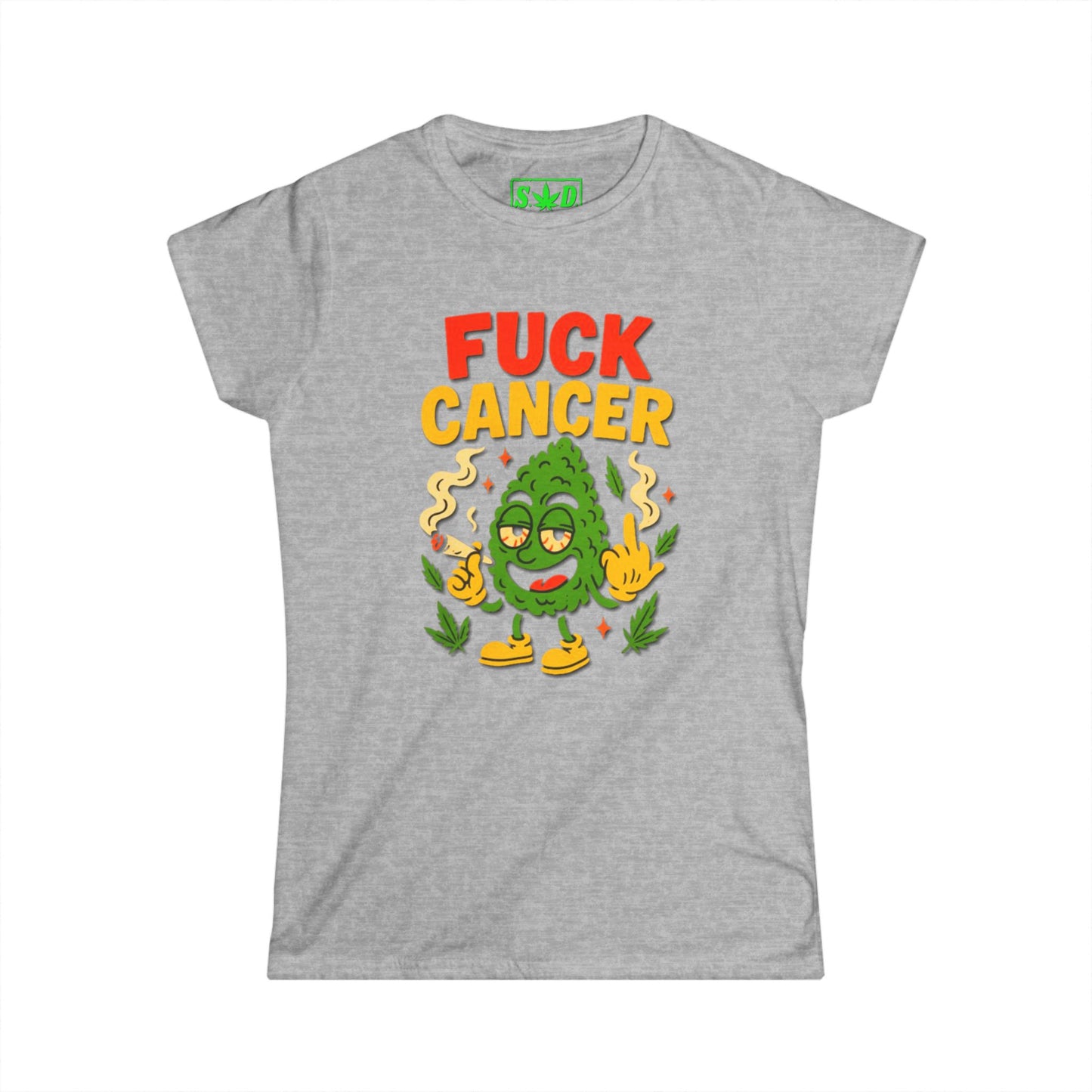 "Fuck Cancer" Cancer Support Shirt- Woman's T-Shirt