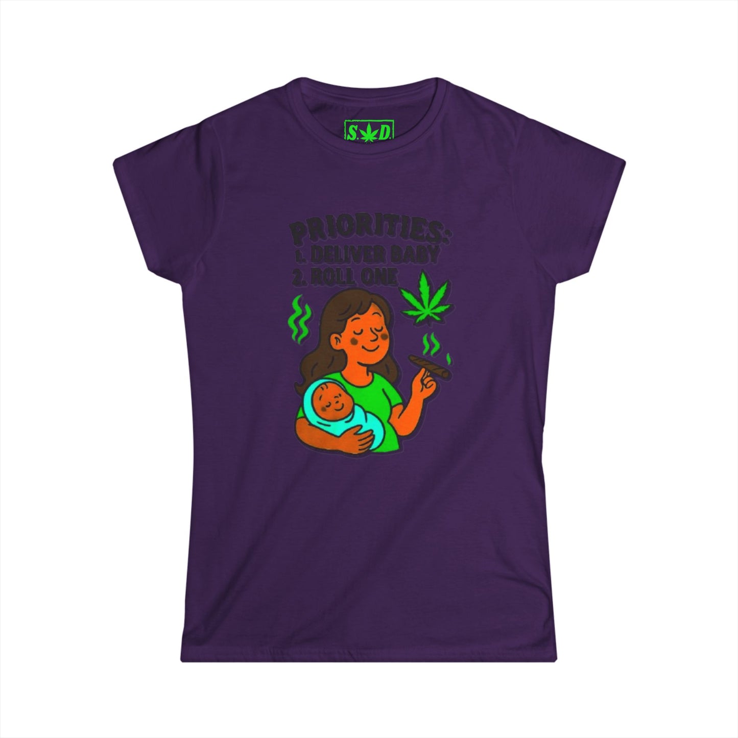 "Pregnant Mom"- S.W.D. T-Shirt