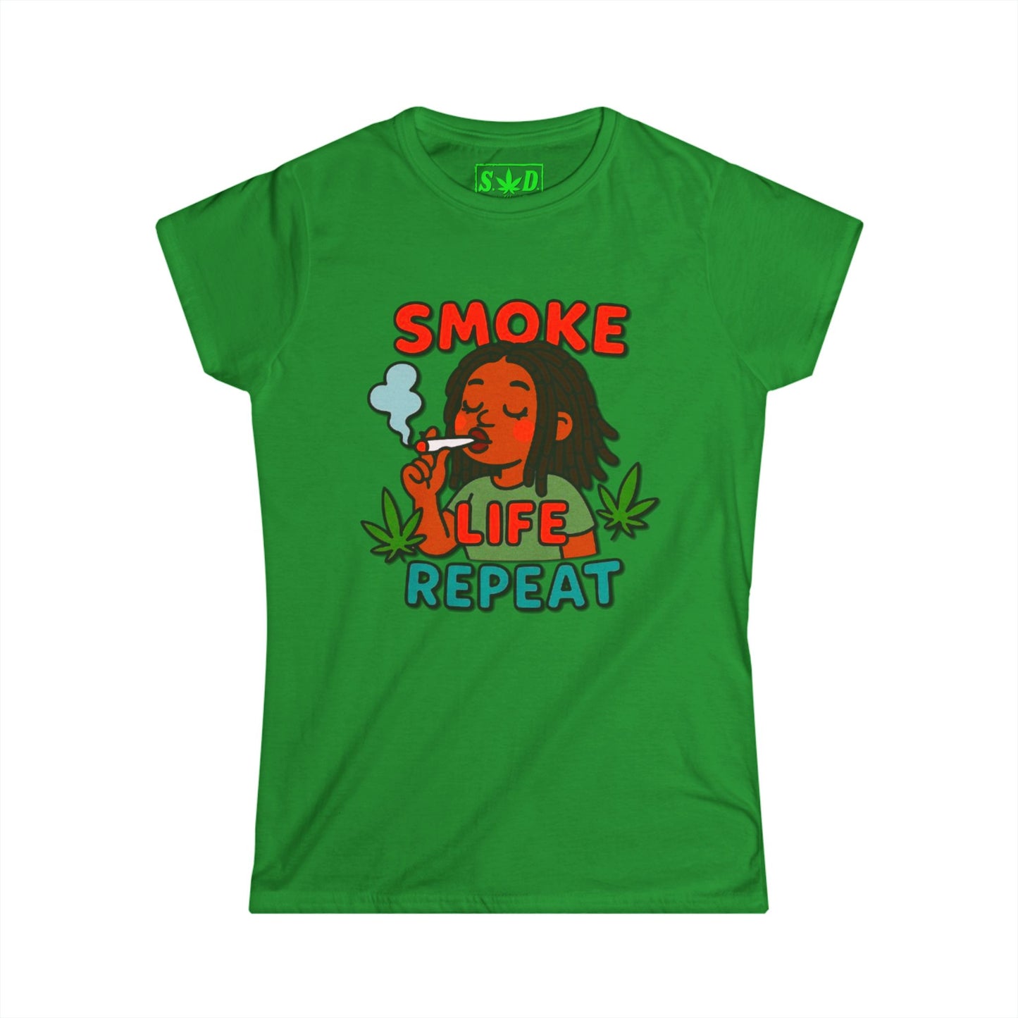 "Smoke Life Repeat"- S.W.D. Women's T-Shirt