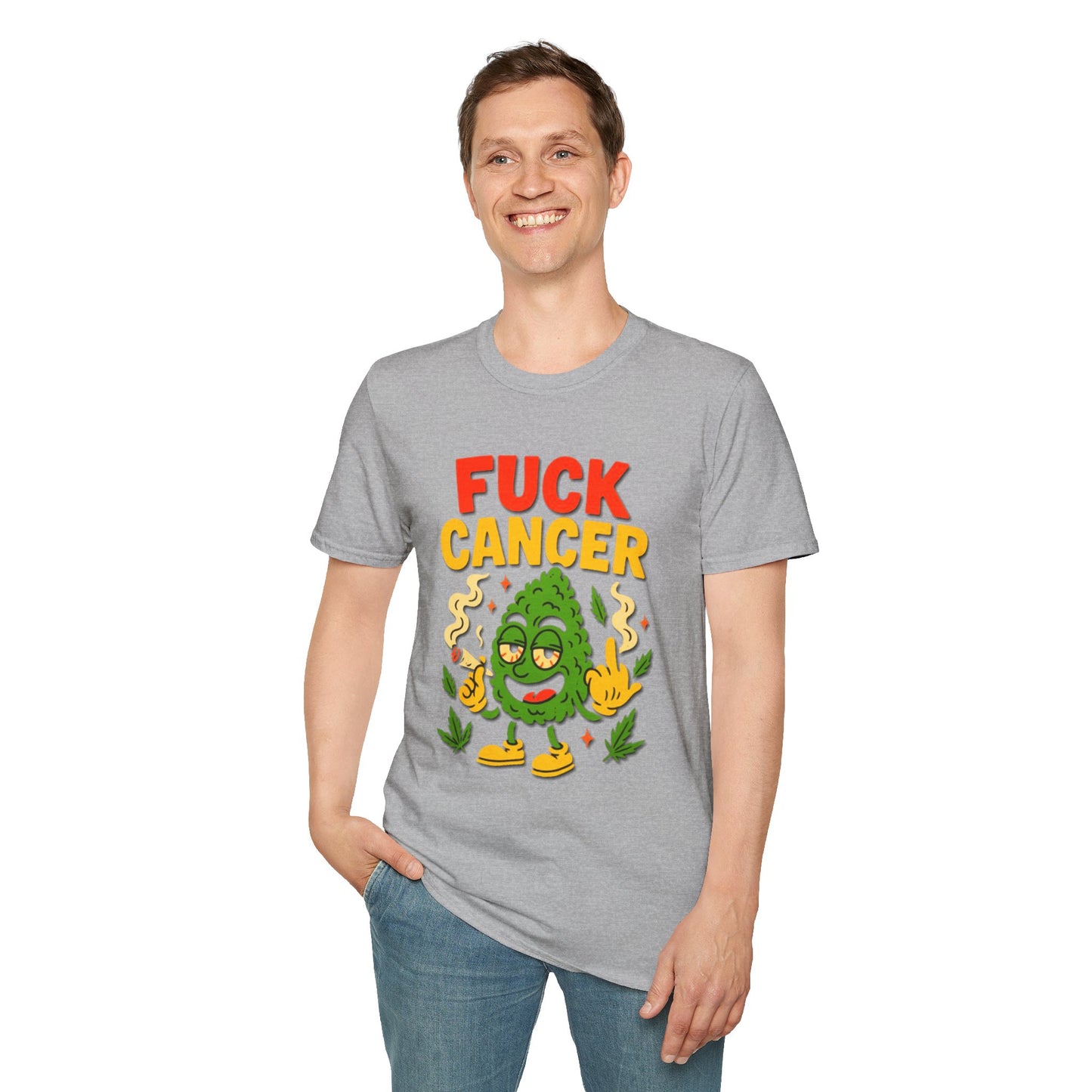 "Fuck Cancer" Cancer Support Shirt- Unisex T-Shirt