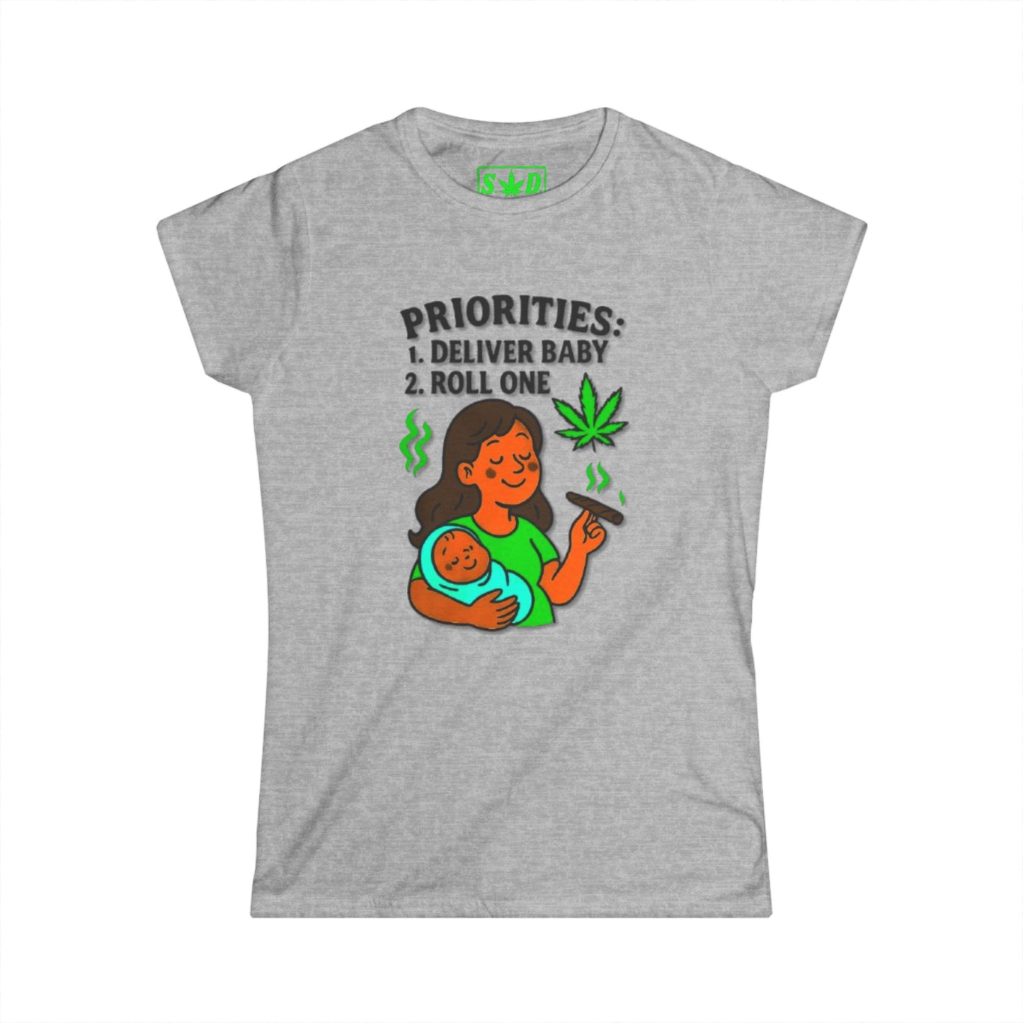 "Pregnant Mom"- S.W.D. T-Shirt