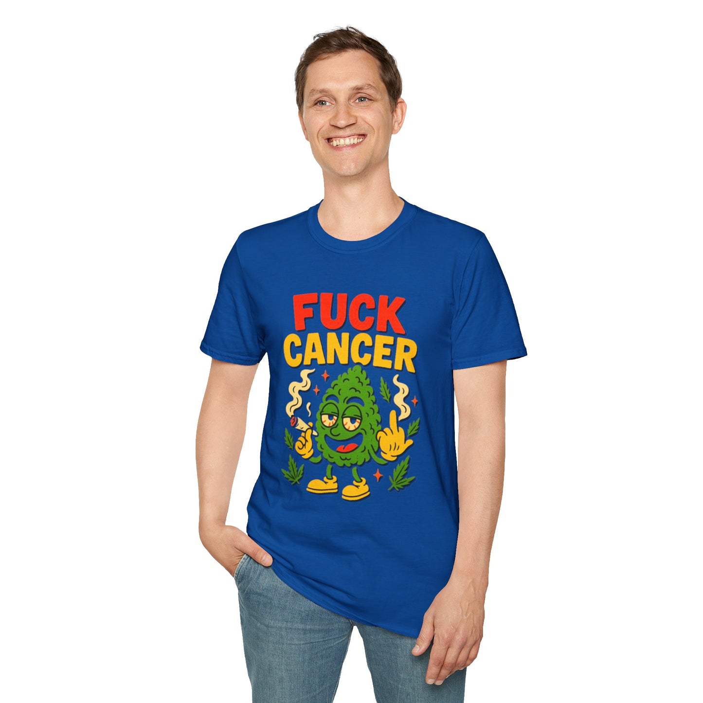 "Fuck Cancer" Cancer Support Shirt- Unisex T-Shirt