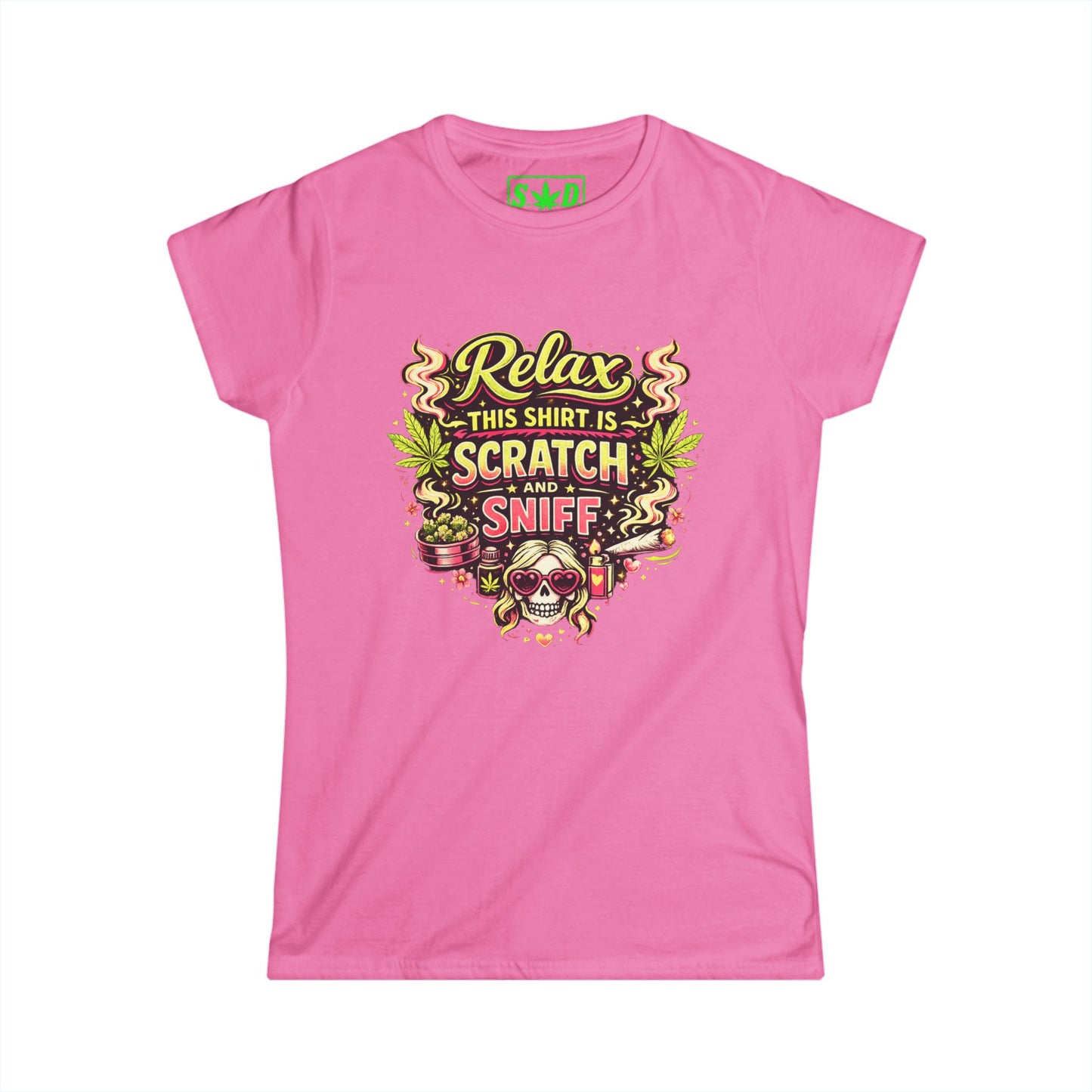 Relax This Shirt Is Scratch and Sniff- S.W.D. Graphic Tee (Women’s)