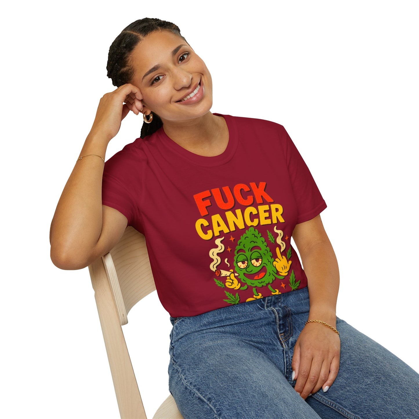 "Fuck Cancer" Cancer Support Shirt- Unisex T-Shirt