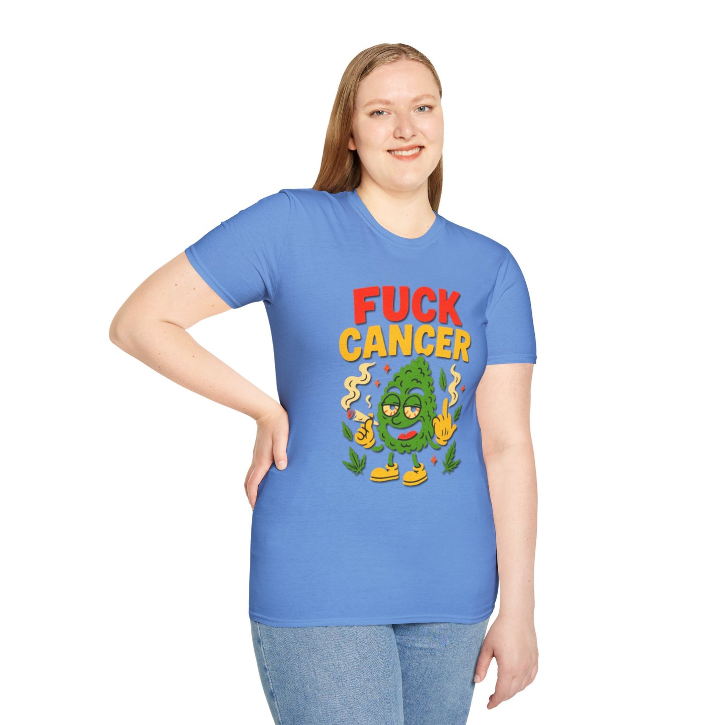 "Fuck Cancer" Cancer Support Shirt- Unisex T-Shirt