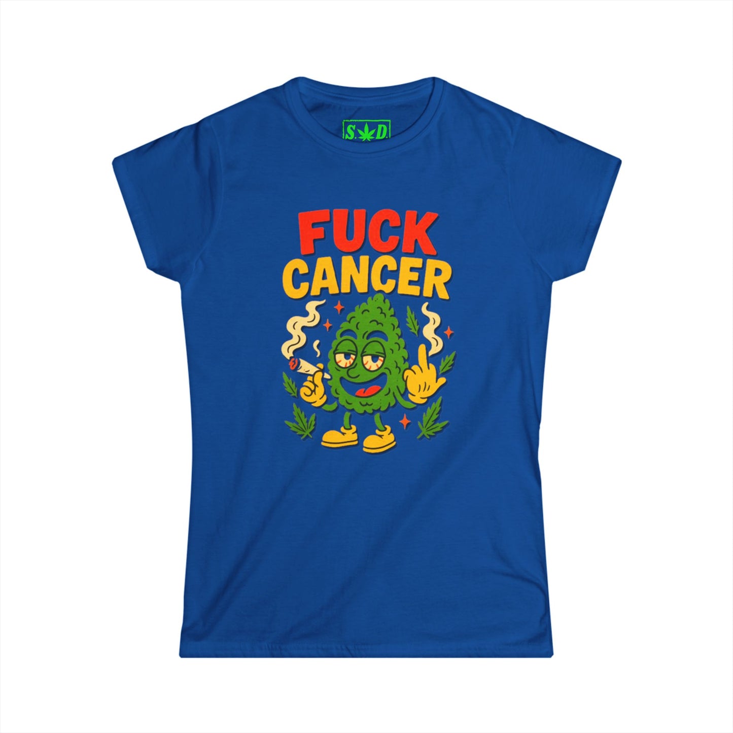 "Fuck Cancer" Cancer Support Shirt- Woman's T-Shirt