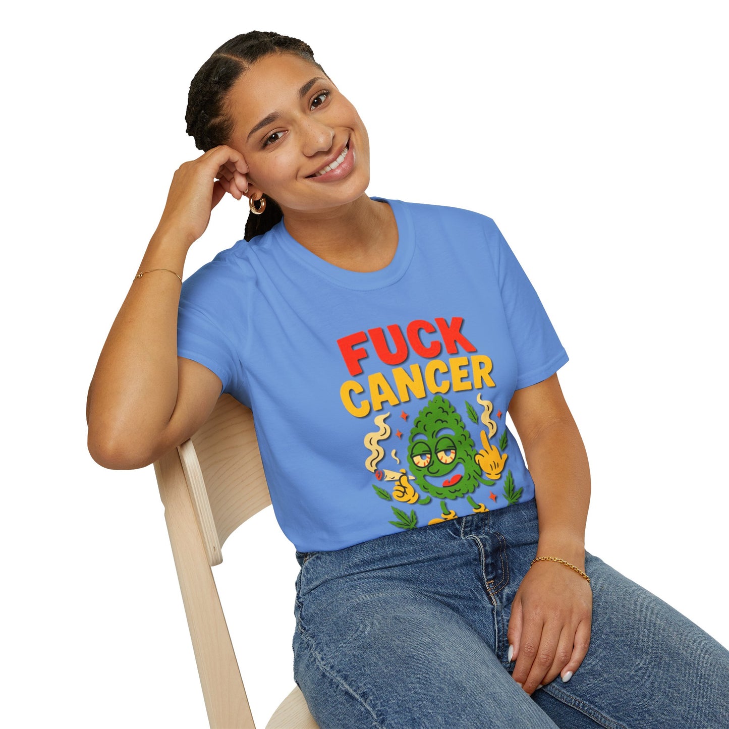 "Fuck Cancer" Cancer Support Shirt- Unisex T-Shirt
