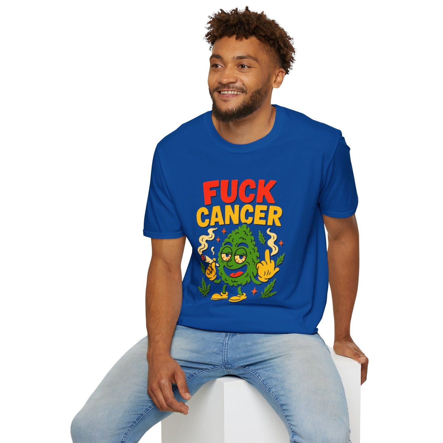 "Fuck Cancer" Cancer Support Shirt- Unisex T-Shirt