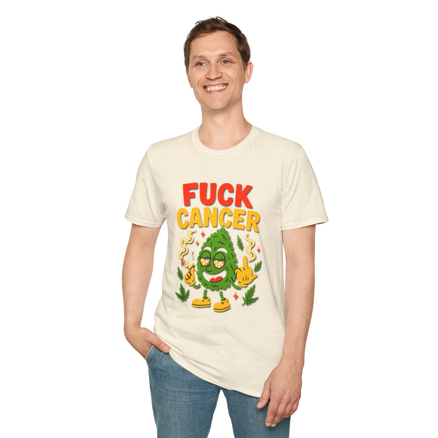 "Fuck Cancer" Cancer Support Shirt- Unisex T-Shirt