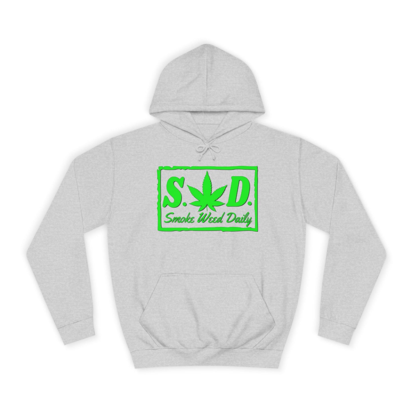 "Smoke Weed Daily"- Unisex College Hoodie