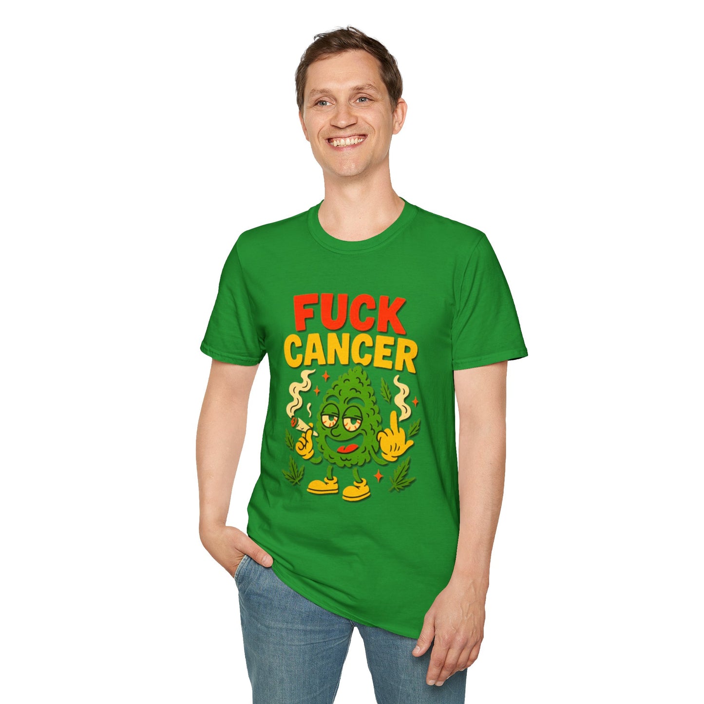 "Fuck Cancer" Cancer Support Shirt- Unisex T-Shirt