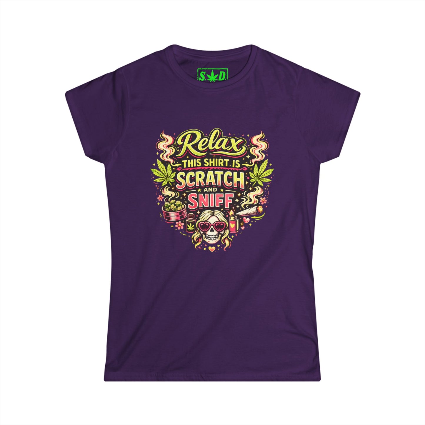 Relax This Shirt Is Scratch and Sniff- S.W.D. Graphic Tee (Women’s)