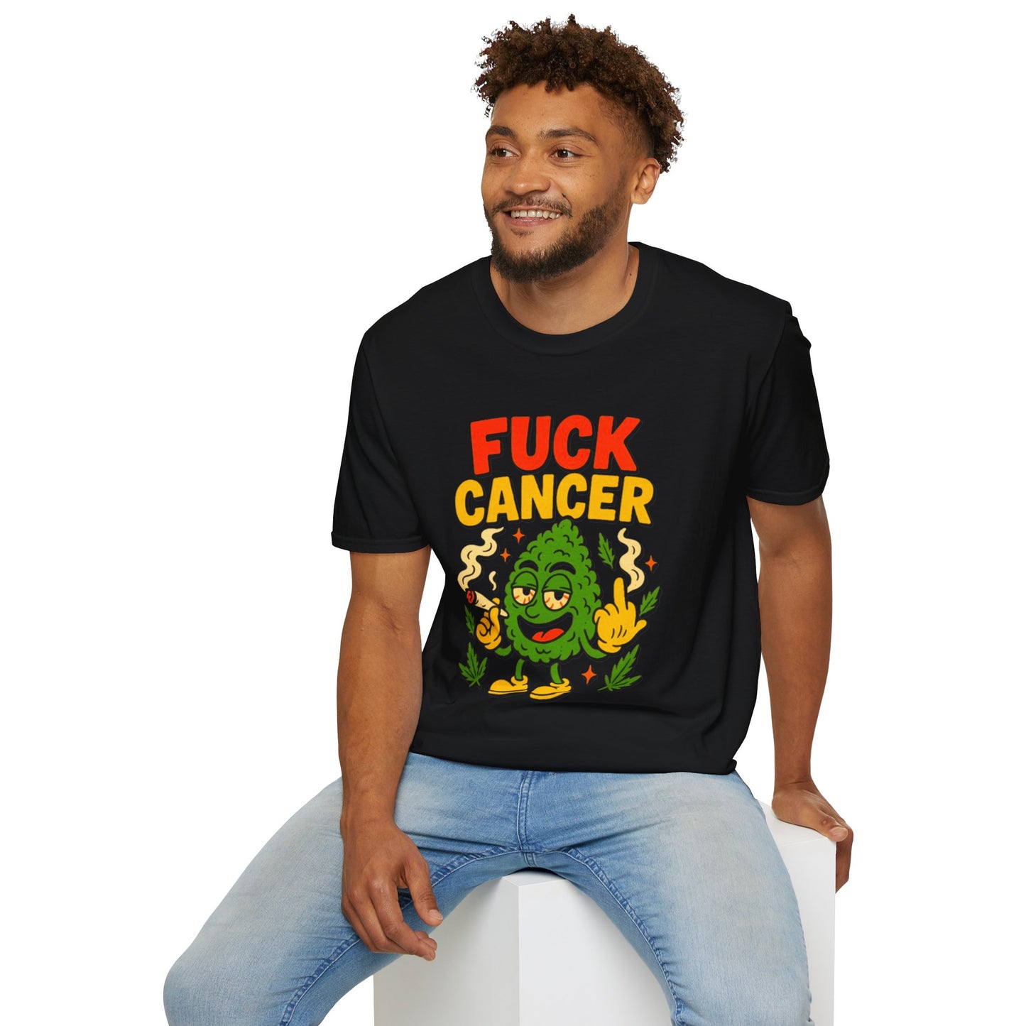 "Fuck Cancer" Cancer Support Shirt- Unisex T-Shirt