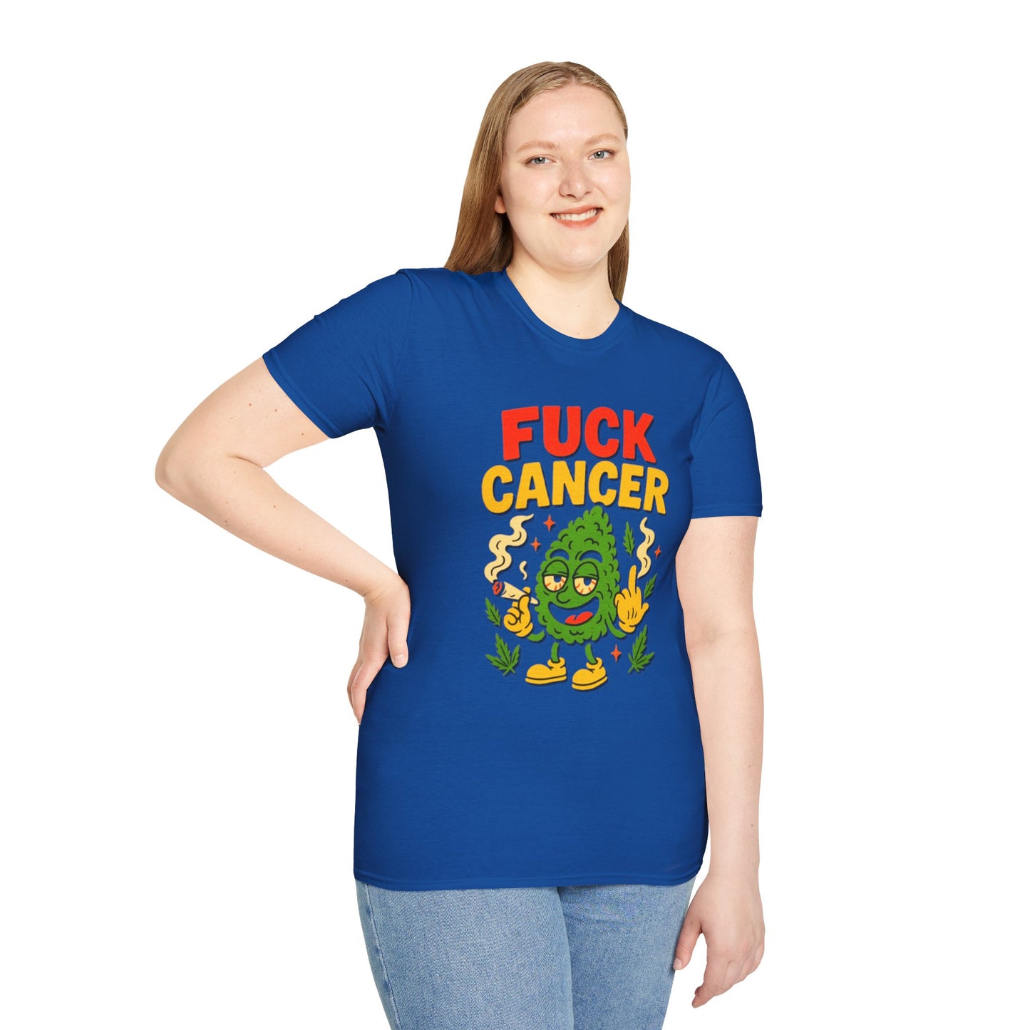 "Fuck Cancer" Cancer Support Shirt- Unisex T-Shirt