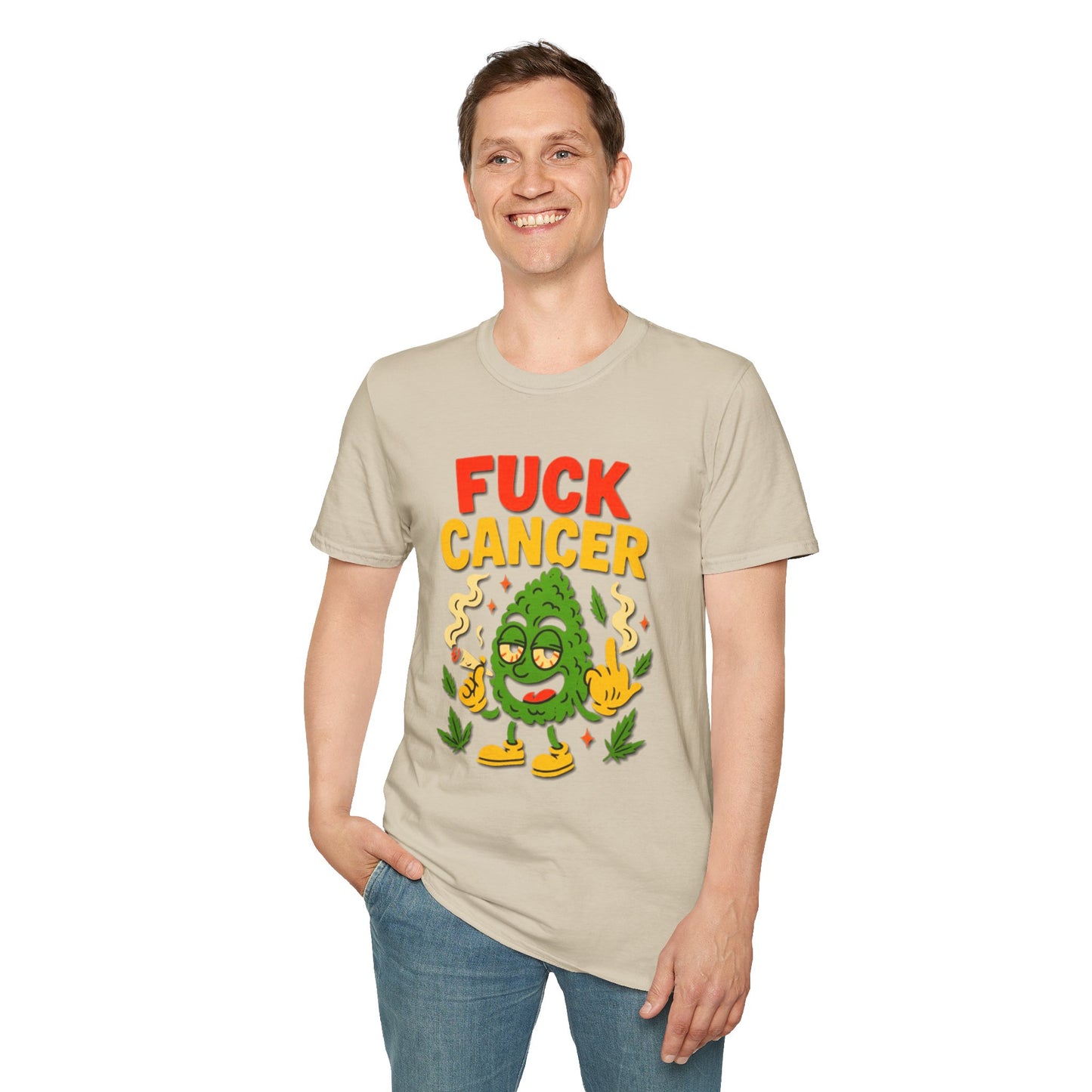 "Fuck Cancer" Cancer Support Shirt- Unisex T-Shirt