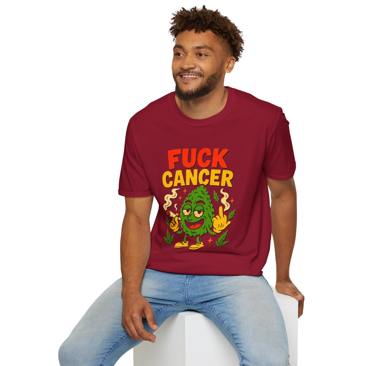 "Fuck Cancer" Cancer Support Shirt- Unisex T-Shirt