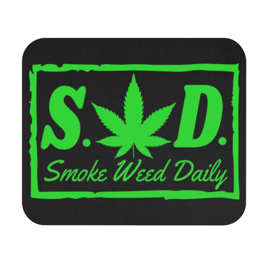 Smoke Weed Daily- Mouse Pad, Desk Accessories