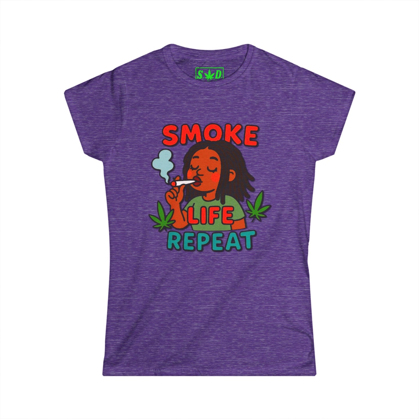 "Smoke Life Repeat"- S.W.D. Women's T-Shirt