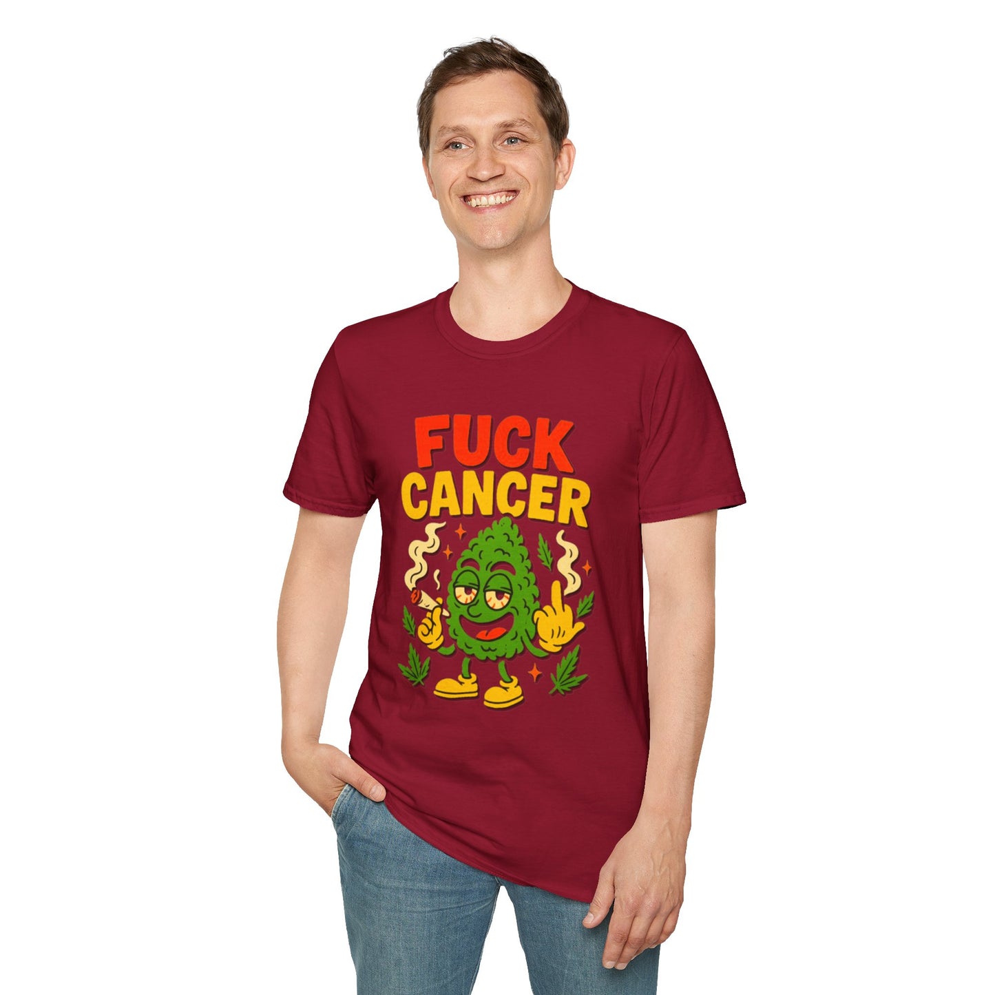 "Fuck Cancer" Cancer Support Shirt- Unisex T-Shirt