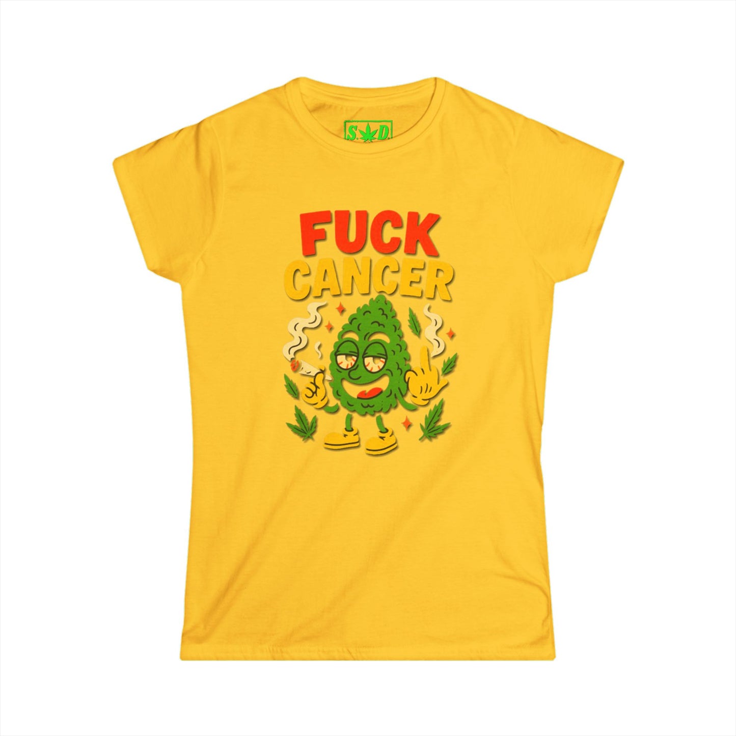 "Fuck Cancer" Cancer Support Shirt- Woman's T-Shirt