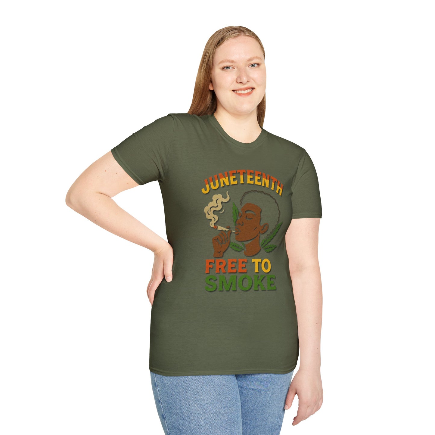 "Juneteenth, Free to Smoke"- SWD T-Shirt