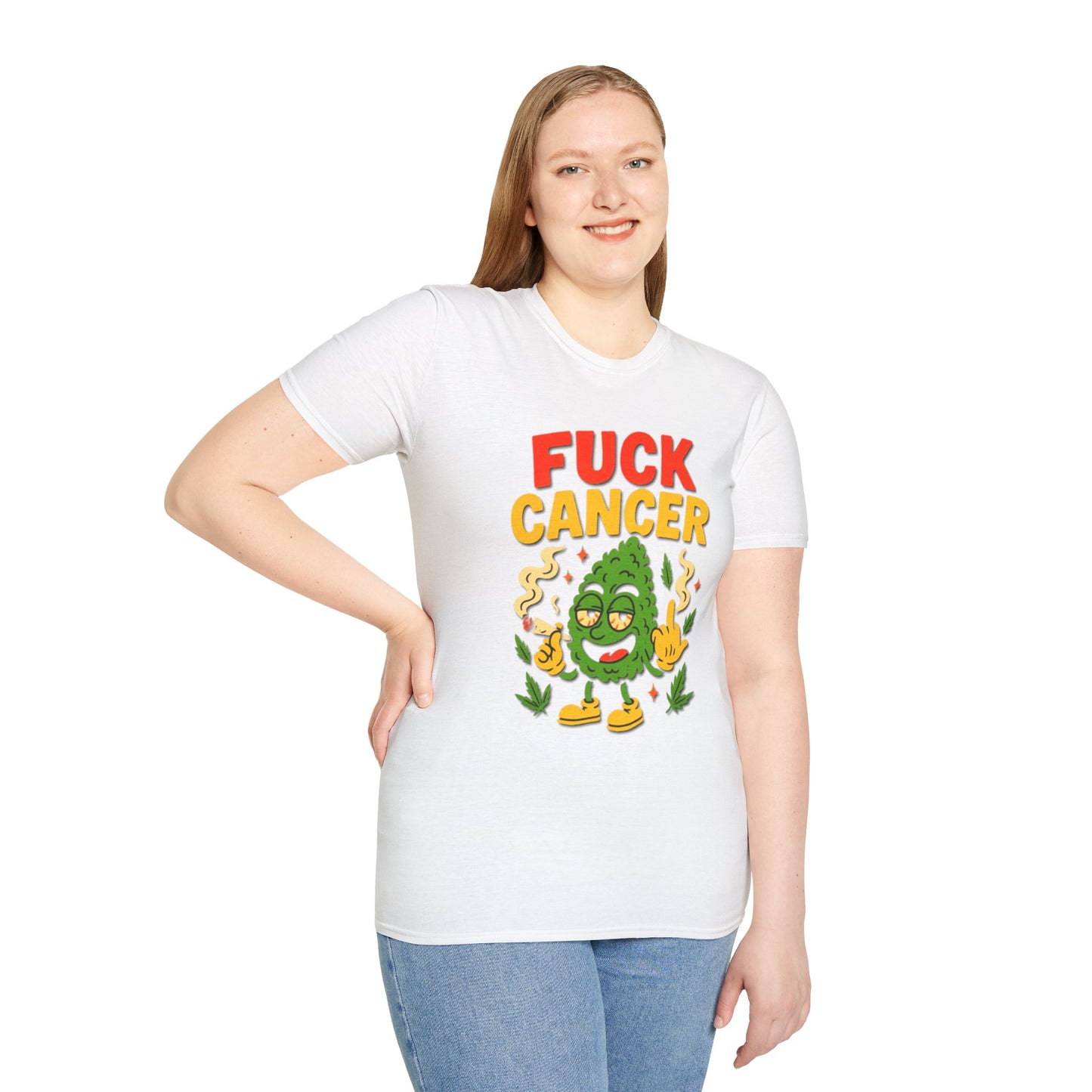 "Fuck Cancer" Cancer Support Shirt- Unisex T-Shirt