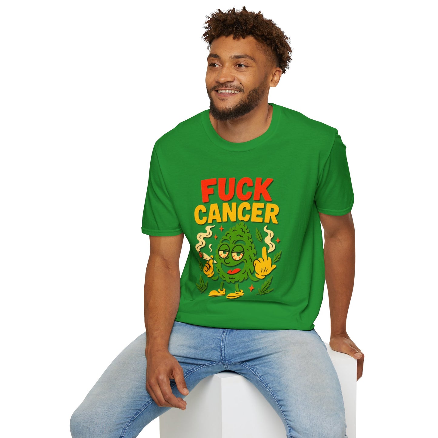"Fuck Cancer" Cancer Support Shirt- Unisex T-Shirt
