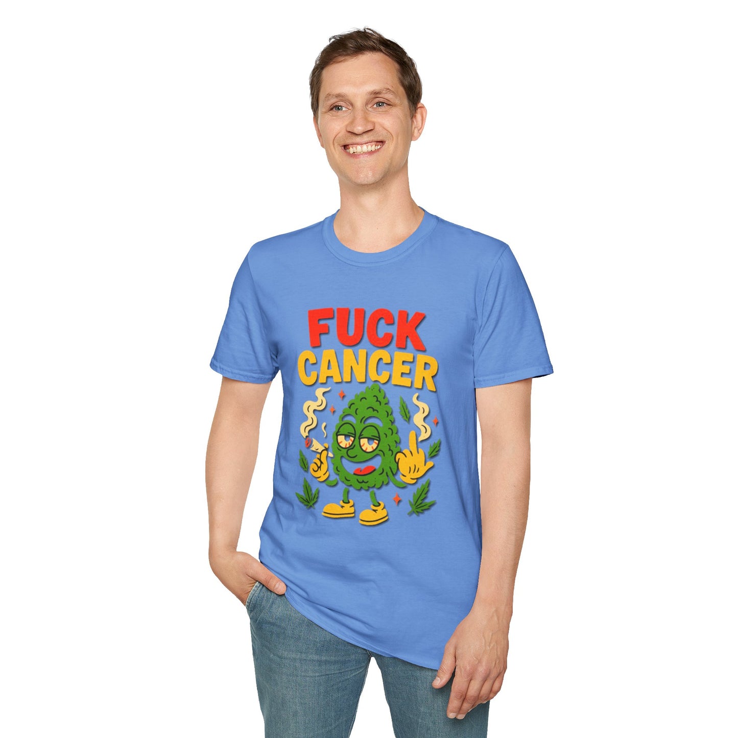 "Fuck Cancer" Cancer Support Shirt- Unisex T-Shirt