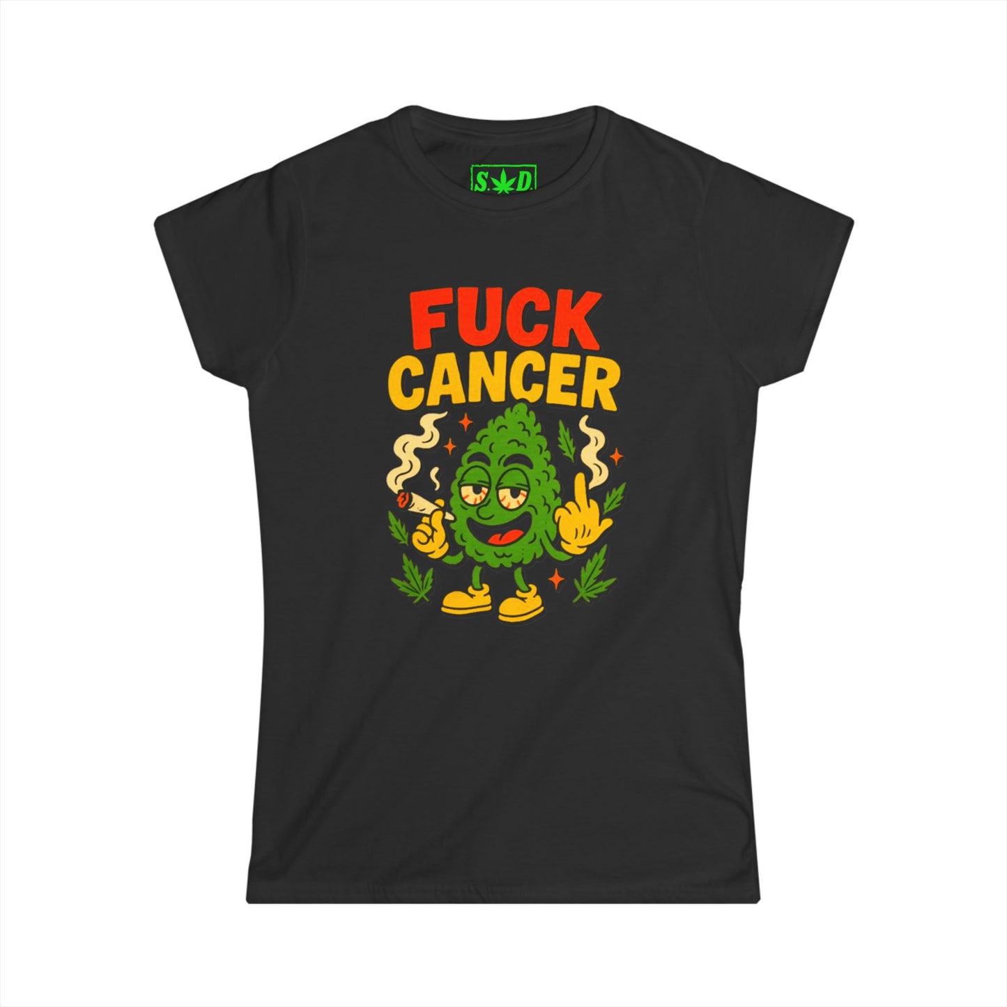 "Fuck Cancer" Cancer Support Shirt- Woman's T-Shirt