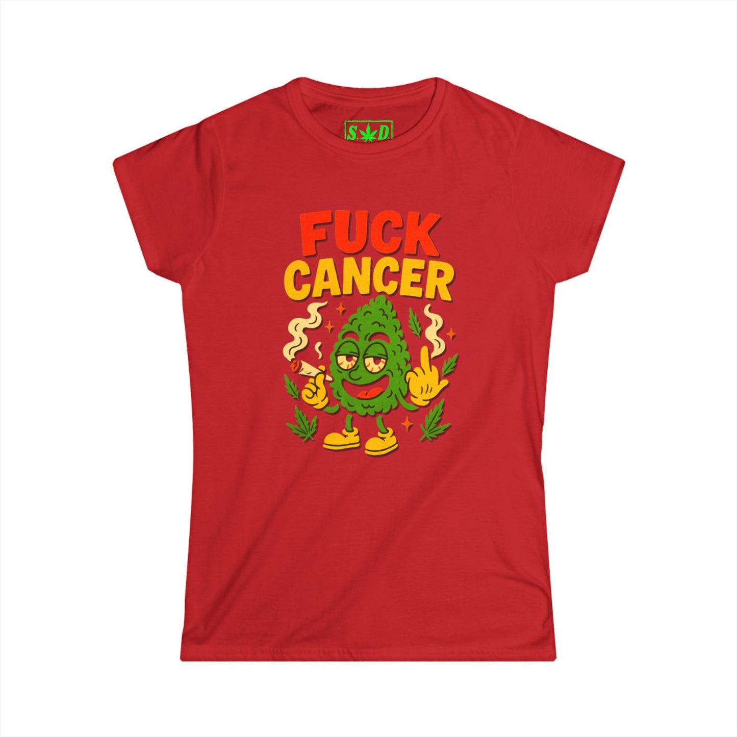 "Fuck Cancer" Cancer Support Shirt- Woman's T-Shirt