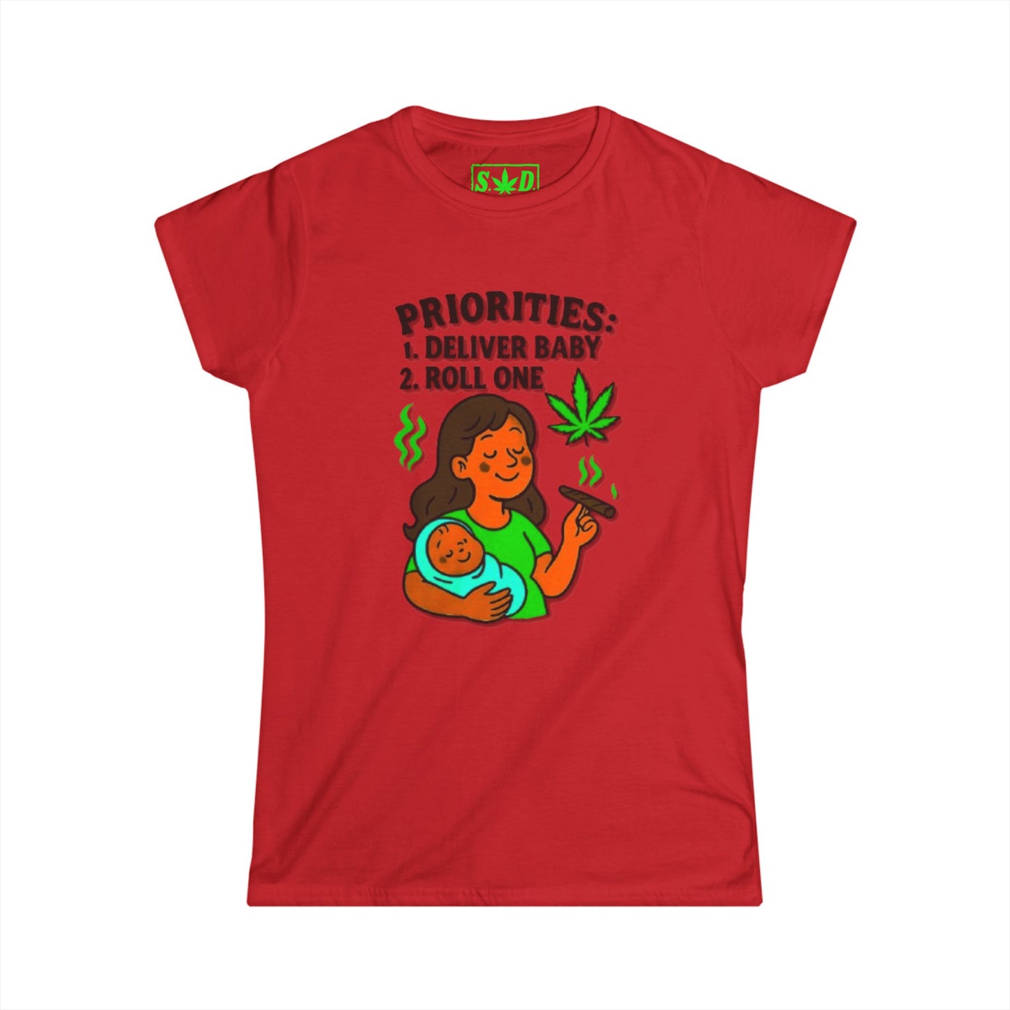 "Pregnant Mom"- S.W.D. T-Shirt