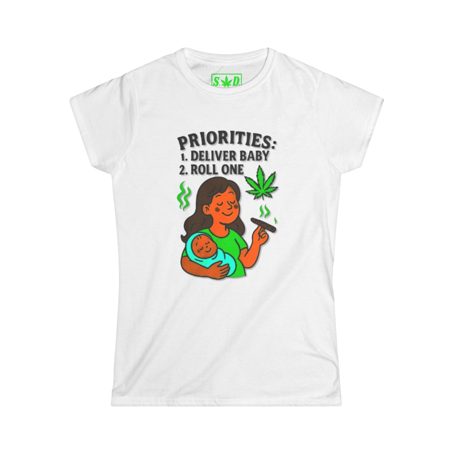 "Pregnant Mom"- S.W.D. T-Shirt