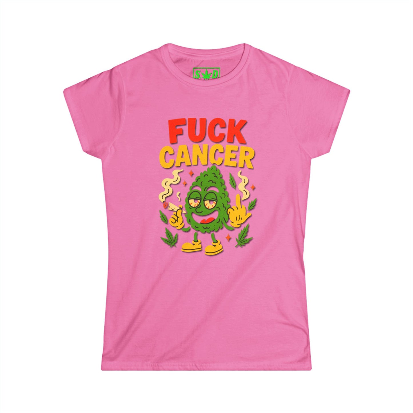 "Fuck Cancer" Cancer Support Shirt- Woman's T-Shirt