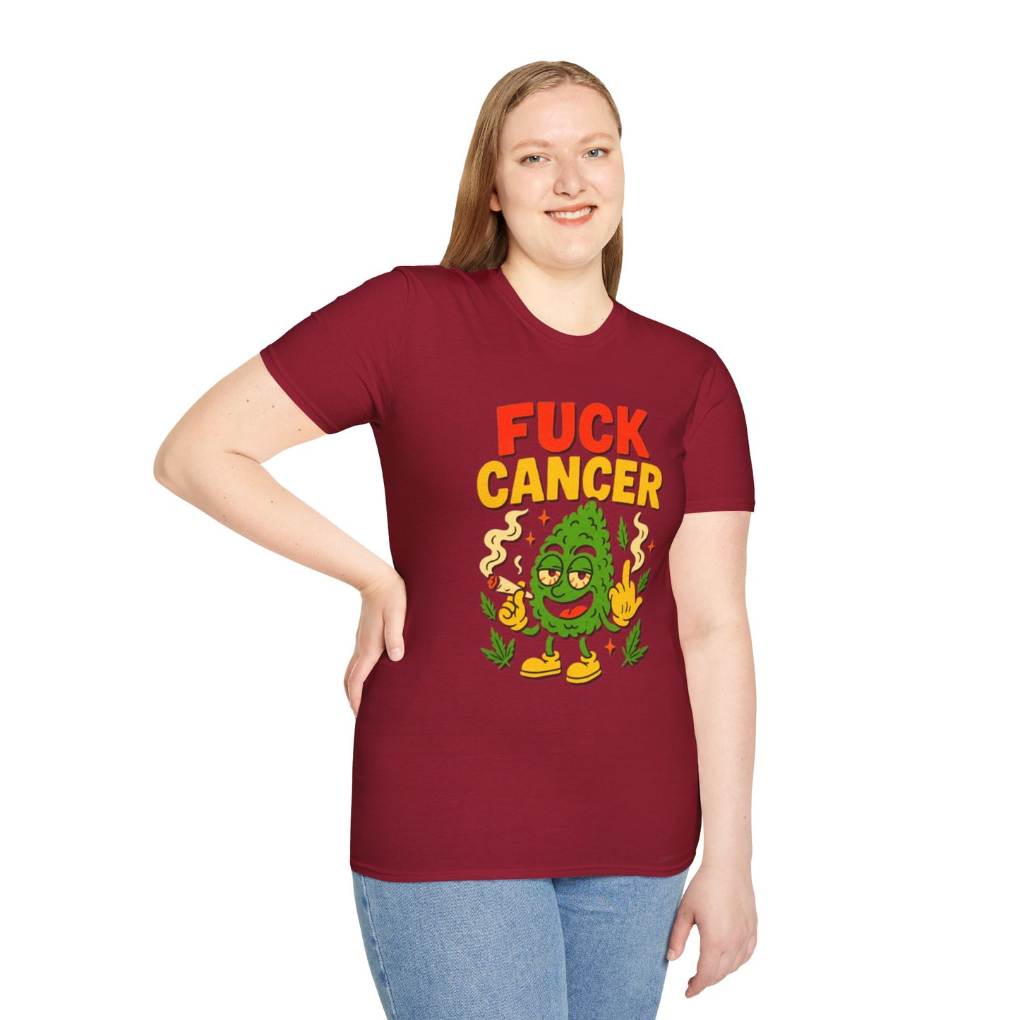 "Fuck Cancer" Cancer Support Shirt- Unisex T-Shirt