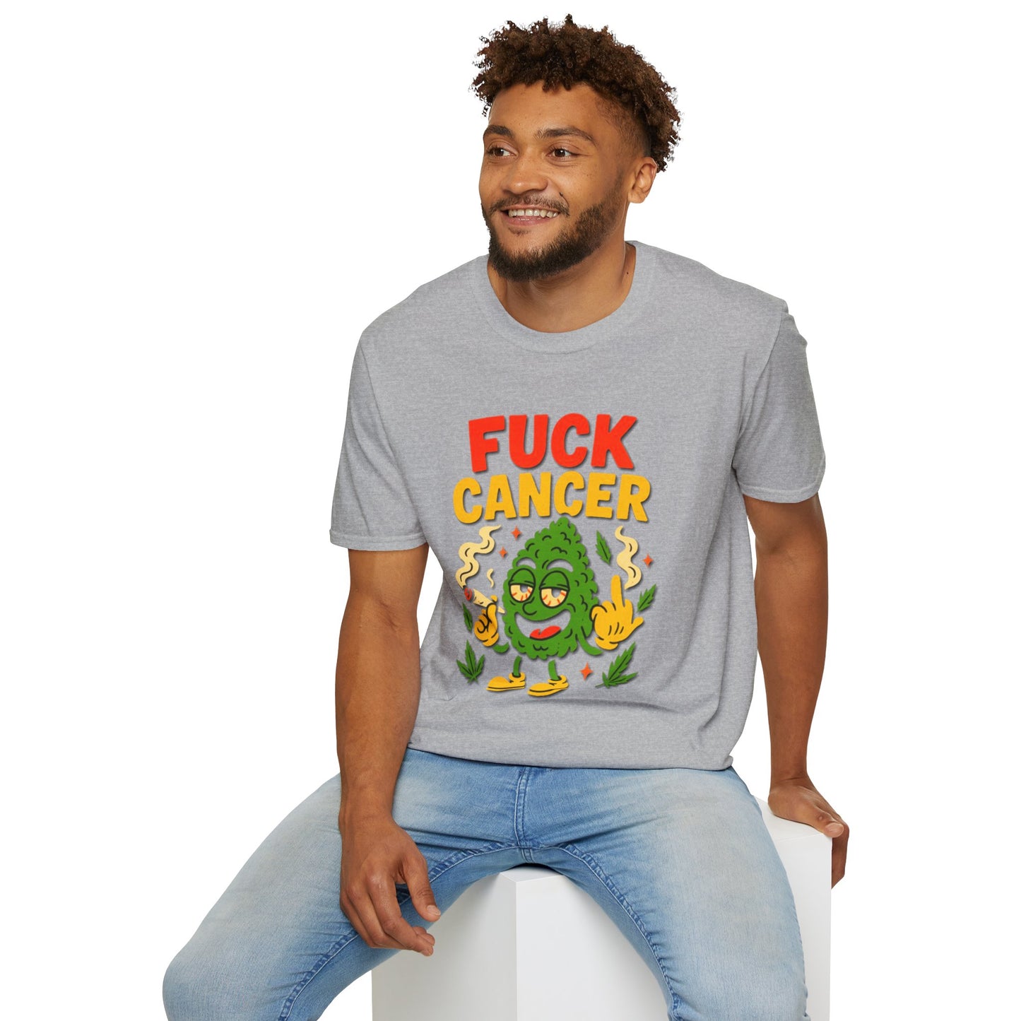 "Fuck Cancer" Cancer Support Shirt- Unisex T-Shirt