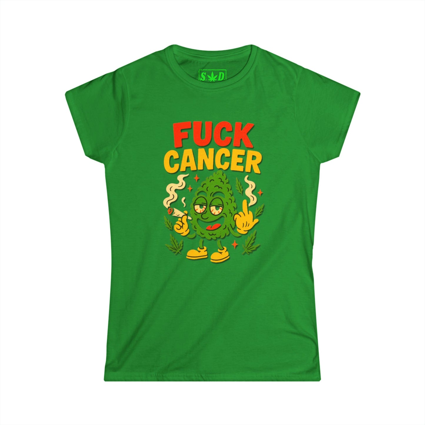 "Fuck Cancer" Cancer Support Shirt- Woman's T-Shirt