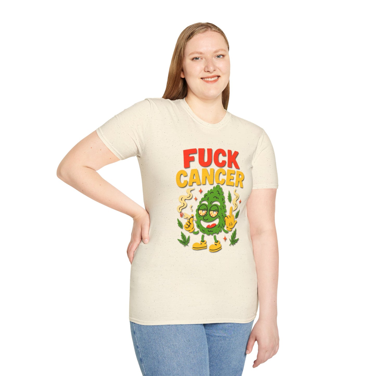 "Fuck Cancer" Cancer Support Shirt- Unisex T-Shirt