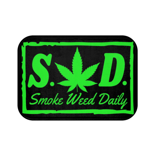 Smoke Weed Daily Bath Mat
