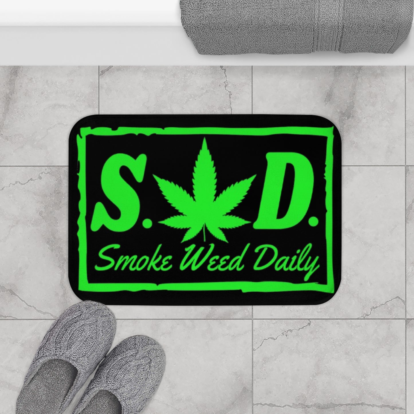 Smoke Weed Daily Bath Mat