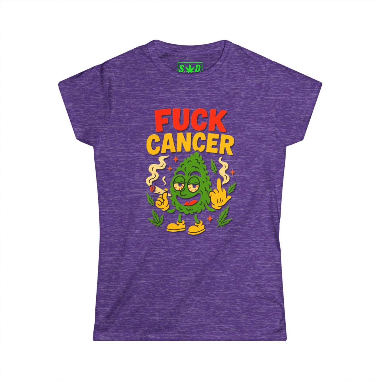"Fuck Cancer" Cancer Support Shirt- Woman's T-Shirt
