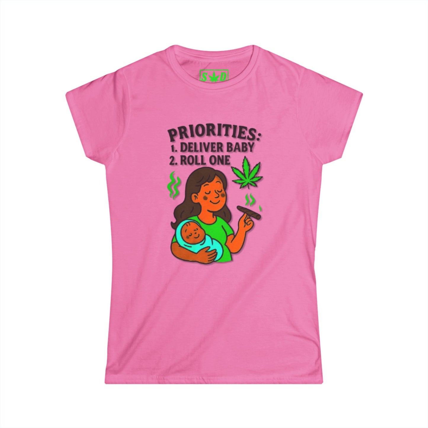 "Pregnant Mom"- S.W.D. T-Shirt