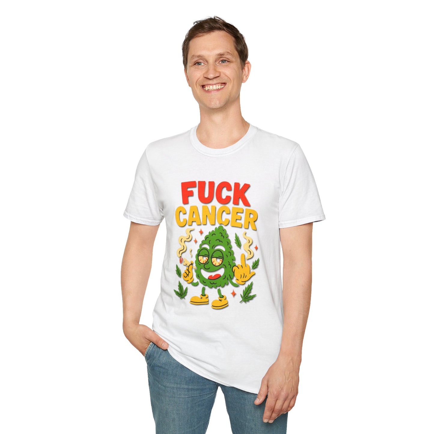 "Fuck Cancer" Cancer Support Shirt- Unisex T-Shirt